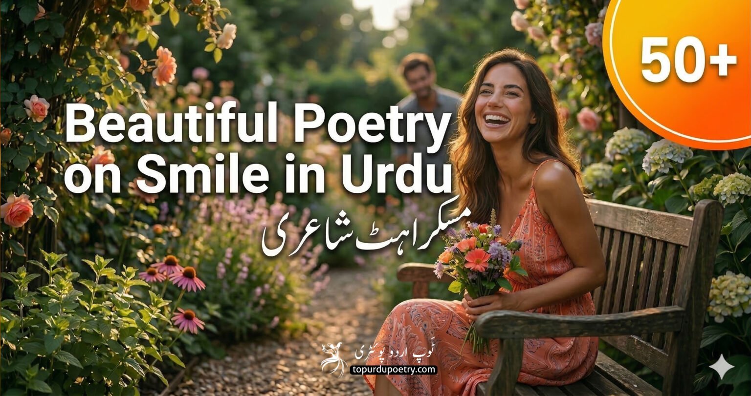 beautiful poetry on smile in Urdu featured image
