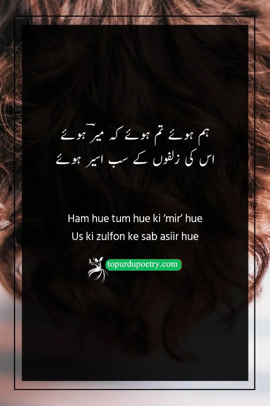 poetry on beautiful hair in urdu: A powerful and evocative visual of an intricate web of flowing dark hair, symbolizing the 'Asiir' (captivity) of the heart within the beauty of 'Zulf'.