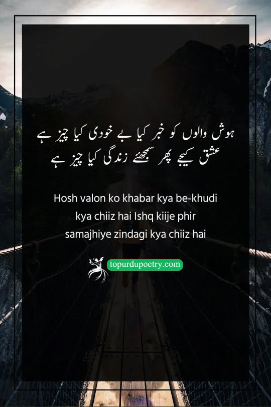 2 line Urdu poetry copy paste about life​: A beautiful Urdu poetry visual featuring a person deeply lost in thought under a starry sky, symbolizing 'be-khudi' (losing oneself) and the discovery of the true meaning of life through 'ishq' (love).